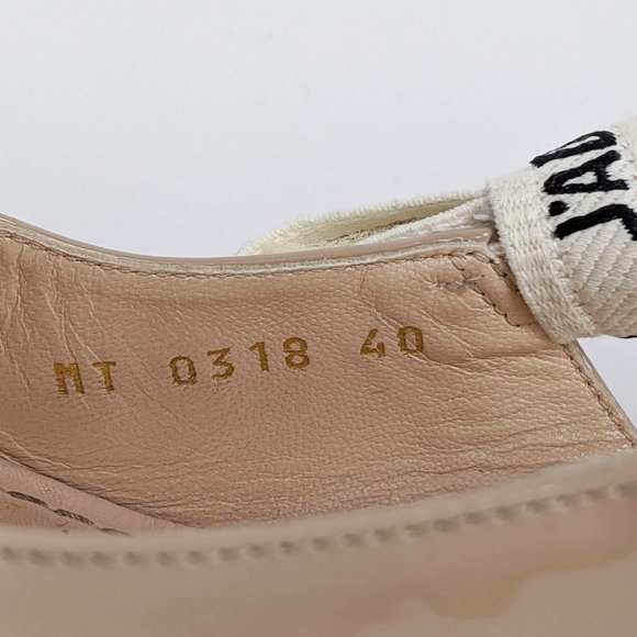 SOLD Dior J'adior Patent Leather Slingback Pumps - Picture 5 of 6